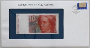 Switzerland 1982 10 Francs Bank notes of all nations. 50 R stamp RC0509 combine - Picture 1 of 2