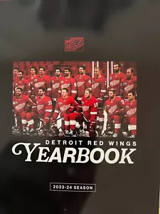 2023 - 2024 DETROIT RED WINGS YEARBOOK NHL HOCKEY PROGRAM 107 PAGES STANLEY CUP? - Picture 1 of 1