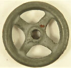 Antique cast iron tin car truck Kingsbury steering wheel