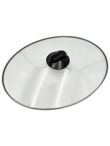 Genuine Sunbeam 183110-000-000 Slow Cooker Crock Pot Oval Lid 8 Qt For SCV803SS - Picture 1 of 2