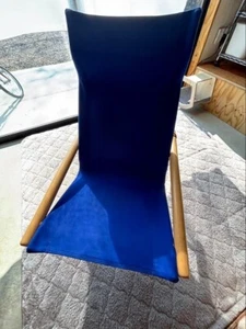 Nychair X Mecedora Azul Natural Diseño Takeshi Nii Plegable Amado En Todo el Mundo - Imagen 1 de 10
