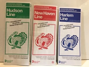 2007 MTA Metro North Railroad New Haven Harlem Hudson Train Schedule Brochures - Picture 1 of 3