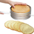 Adjustable Round Mousse Cake Layer Slicer Ring Mold Cutter Stainless Steel/AU