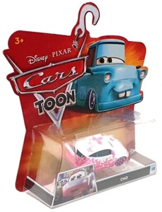 Mattel Disney Pixar Cars P7241 #18 - Cho Vehicle - Pink/White - Picture 1 of 5