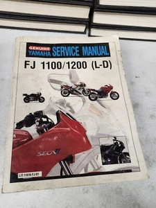 YAMAHA MOTORCYCLE  FJ1100 / 1200 L-D SERVICE REPAIR MANUAL - Picture 1 of 6