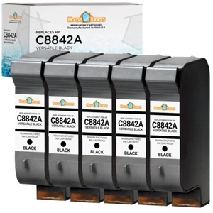 Lote de cartuchos de tinta negros versátiles 8842A negros para HP C8842A - Imagen 1 de 6