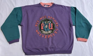 Felpa vintage anni 80 Pee Wee Herman University taglia M L PeeWee's Playhouse 1989 - Foto 1 di 10