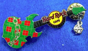 NARITA TOKYO PUNK ROCK SERIES GUITAR TARTAN ANARCHIST DANGLE Hard Rock Cafe PIN - Picture 1 of 1
