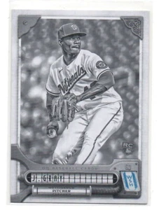 2022 Topps Gypsy Queen Black & White Josiah Gray RC #46/50 Cincinnati Reds #164 - Picture 1 of 2