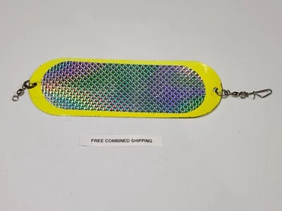 Luhr Jensen Dodger #0 8" Flasher for Salmon Trout Chartreuse Yellow - Image 1 of 2