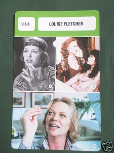 LOUISE FLETCHER - MOVIE STAR - FILM TRADE CARD - FRENCH