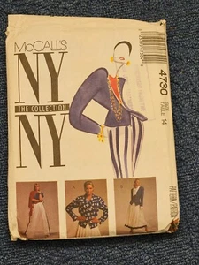 Genuine 1980s pattern McCalls 4730 NY collection separates size 14 bust 36 - Picture 1 of 2