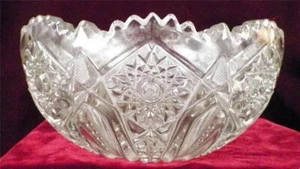 Quintec Bowl McKee Bros EAPG Early American Pressed Glass Antique A Beauty - Picture 1 of 6