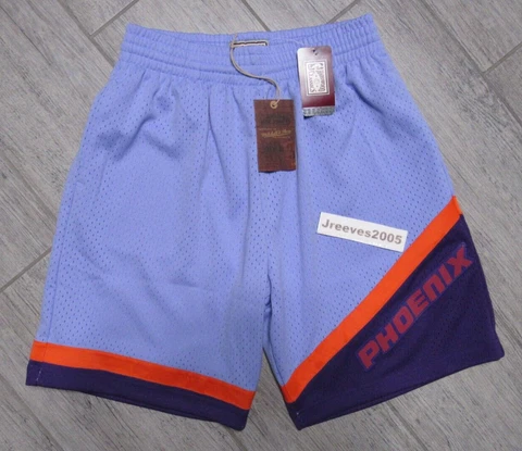 NWT Mitchell & Ness Space Knit 1996-97 Phoenix Suns Swingman Shorts Sz M - Men's Cover