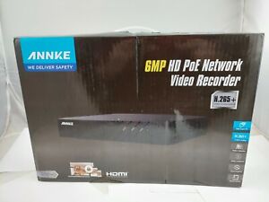 ANNKE 8CH 6MP H.265+ NVR Video Recorder for Security POE Camera System Motion