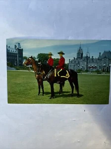 Vintage Postcard, Canadian Mounties on Horseback - Picture 1 of 2
