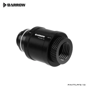 Barrow Hand Push Valve Switch G1/4 Thread Male To Famale Flat Push Type Fitting - Zdjęcie 1 z 8