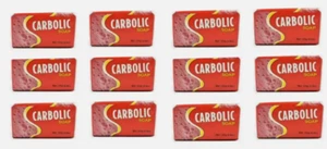 12x Carbolic Soap Antiseptic Old Fashioned Traditional Bath & Body Soap 125g - Picture 1 of 2