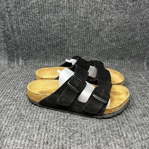 Birkenstock Arizona sandali morbidi plantare nero scamosciato donna 38/US 7 - Foto 1 di 7