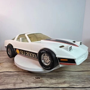 1:10 Scale Vintage Processed Plastic Co. SU 2000 Toy Car White Shell Racing Coll - Picture 1 of 23