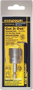 Eazypower 81379 0.584'' #15 2'' Isomax Steel Screw Remover/Installer - Foto 1 di 1