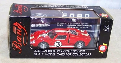 1:43 Bang Ford GT40 GT MK II LEAMNS 1966 #3 Dan Gurney Jerry Grant con estuche 7082 Foto 1 de 4