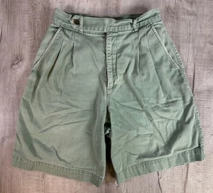VTG 90s Gap Shorts 100% Cotton Lite Green (Lite Damaged) 9/10 (Actual 25.5X6) - Picture 1 of 15