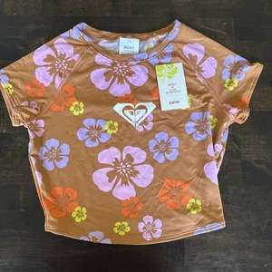 Roxy Surf.Kind.Kate.Cropped Swim Top NWT Medium - Picture 1 of 4