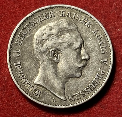 Prussia 2 Mark 1900 A Silver Coin KM#522 T8429 - Image 1 of 2