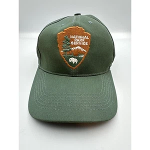 Vintage National Park Service Strapback Hut grün USA Made Retro Sammlerstück - Bild 1 von 10
