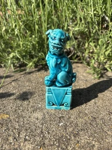 A Late 19th Century Chinese Male Foo Dog Figurine Qing Dynasty - Picture 1 of 5