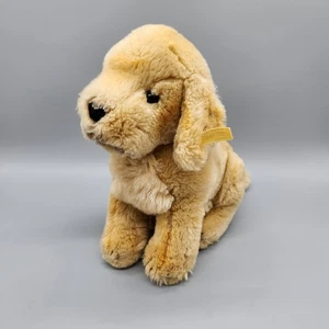Steiff Golden Retriever Peluche Cucciolo Cane 9" Peluche Giocattolo *Pelliccia Usura Leggi - Foto 1 di 17