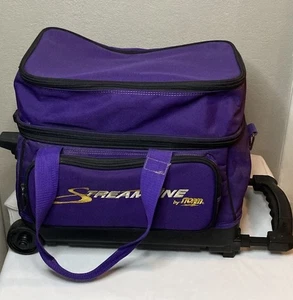 Streamline By Storm Purple 1 Ball Bowling Bag with Wheels - Picture 1 of 7