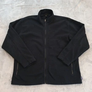 Chaqueta polar Patagonia Synchilla para hombre XL negra manga larga bolsillos con cremallera completa - Imagen 1 de 11