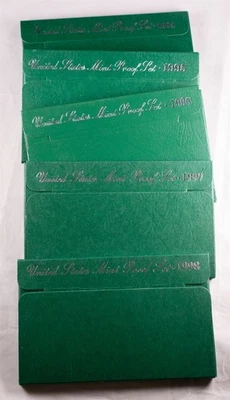 1994-S-1998-S U.S. Mint Proof Sets OGP/COA Lot of 5 - Image 1 of 4