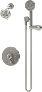 Borde de ducha multimodo Symmons Elm HydroMersion con ducha de mano en níquel satinado - Imagen 1 de 4