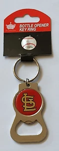 St. Louis Cardinals Premium Solid Metal Bottle Opener Keychain Silver Key - Picture 1 of 2