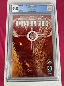 KEY! 2017 AMERICAN GODS #1 CGC 9.8 WHITE Pages - Emerald City Convention Variant - Picture 1 of 2