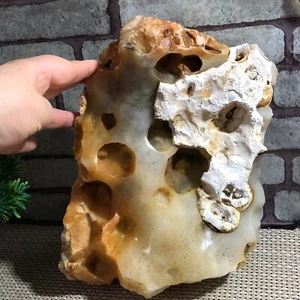 Hermoso! Muestra de piedra cristal ágata ojo ágata natural GoBi 3390 g - Imagen 1 de 21
