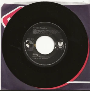 STING POLICE WE'LL BE TOGETHER RARE VINYL SINGLE FROM CANADA, MINT - Picture 1 of 2