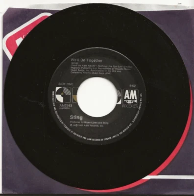 STING POLICE WE'LL BE TOGETHER RARE VINYL SINGLE FROM CANADA, MINT - Image 1 of 2