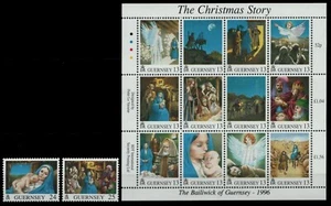 Guernsey 1996 - Mi-Nr. 713-726 ** - MNH - Navidad / Navidad - Imagen 1 de 1
