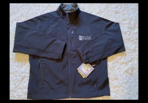 Landway Matrix 9901 soft Shell mens jacket size Large 100% Polyester Blue color - Picture 1 of 14
