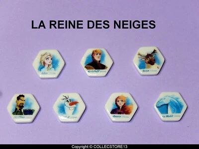 SERIE COMPLETE DE FEVES REINE DES NEIGES DISNEY