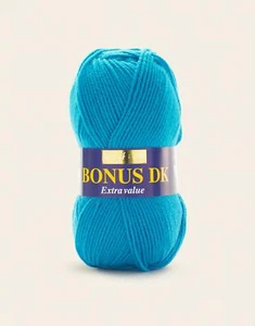 Sirdar Hayfield Bonus DK Hilo De Tejer Doble 100g - 824 Azure - Imagen 1 de 1