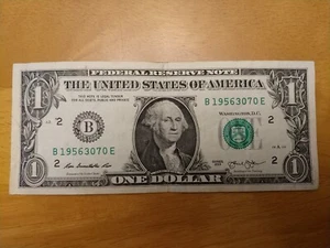 $1 Dollar Bill Series 2013 Birthday date B 1956 3 0 7 0 E Aniversary gift - Picture 1 of 4