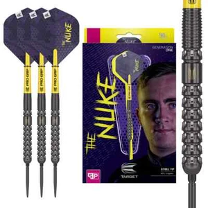Target Luke Littler Pixel Grip - Swiss Point Steel Tip Dardos 90% Tungsteno - 23 g - Imagen 1 de 2