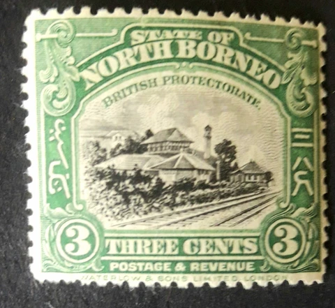 north borneo 1909-23 3c sg163 u/mint. z25 Cover