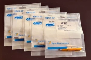 PKG of 15+ #5492643-1 AMP/Tyco Electronics Lightcrimp plus simplex SC conn, 62.5 - Picture 1 of 4