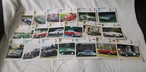 (33) Car Specs Info Card Sets BMW/Porsche/Mercedes & More - Picture 1 of 4